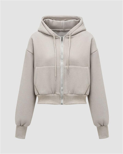 LM | Casual sweater with long sleeves and drawstring