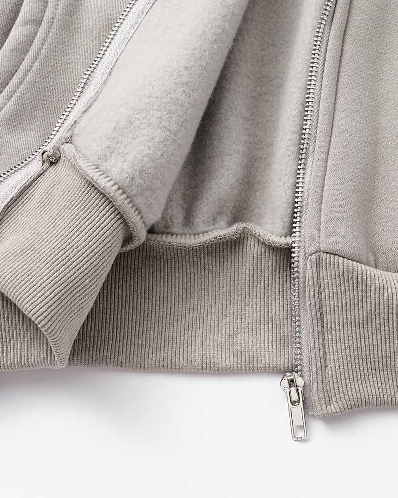 LM | Casual sweater with long sleeves and drawstring