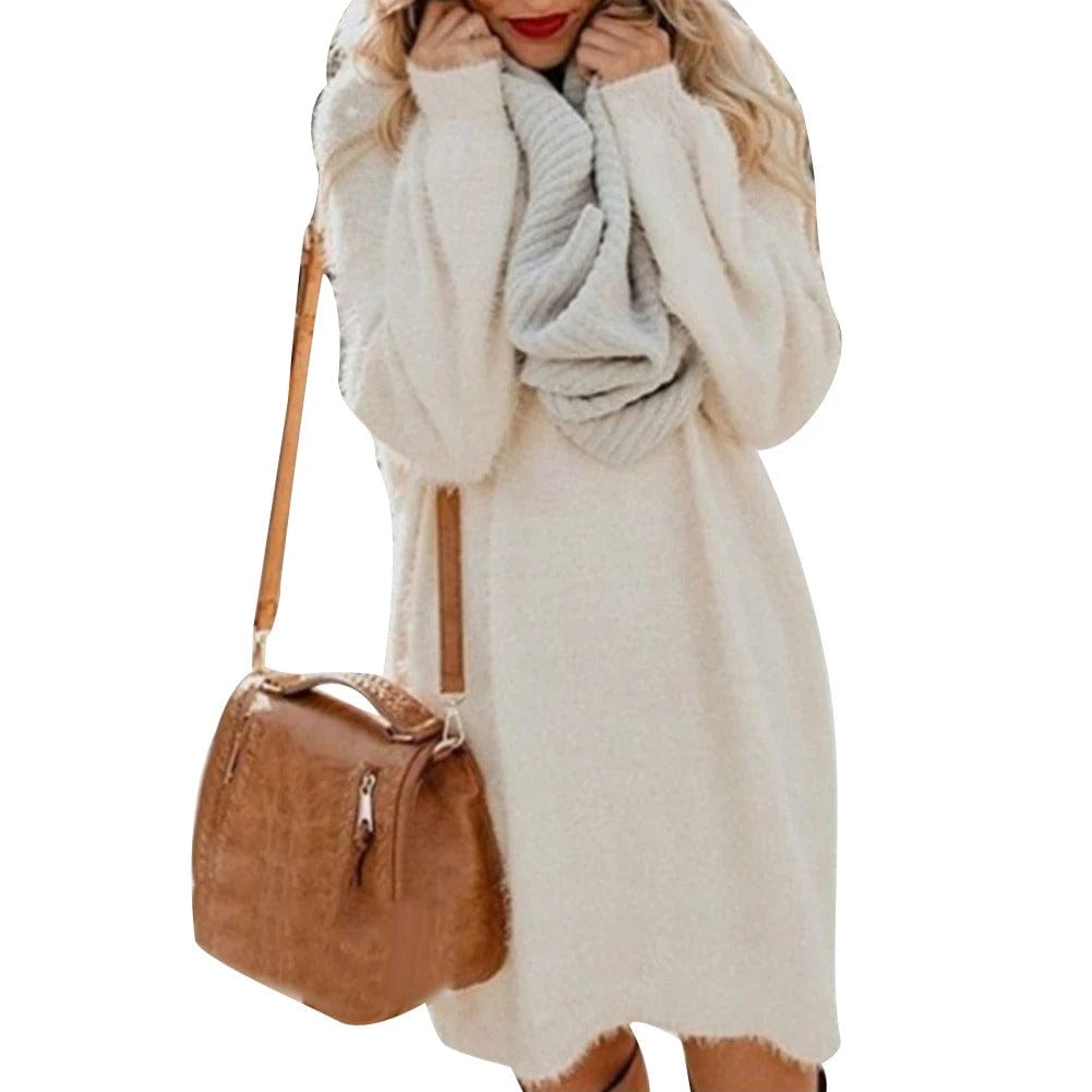 LM | Knitted mini dress with sweater style
