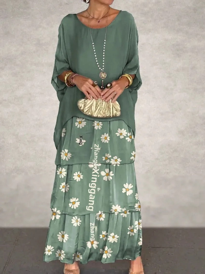 LM | Loose layered maxi dress