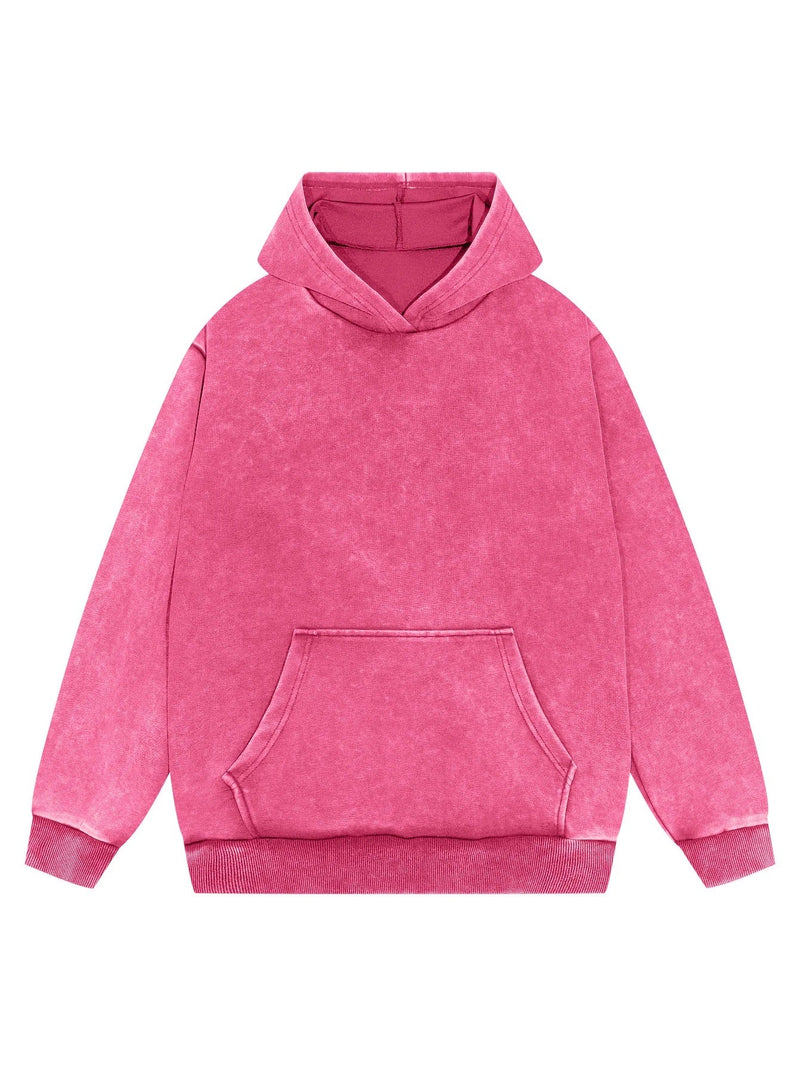 LM | Denim pullover hoodie
