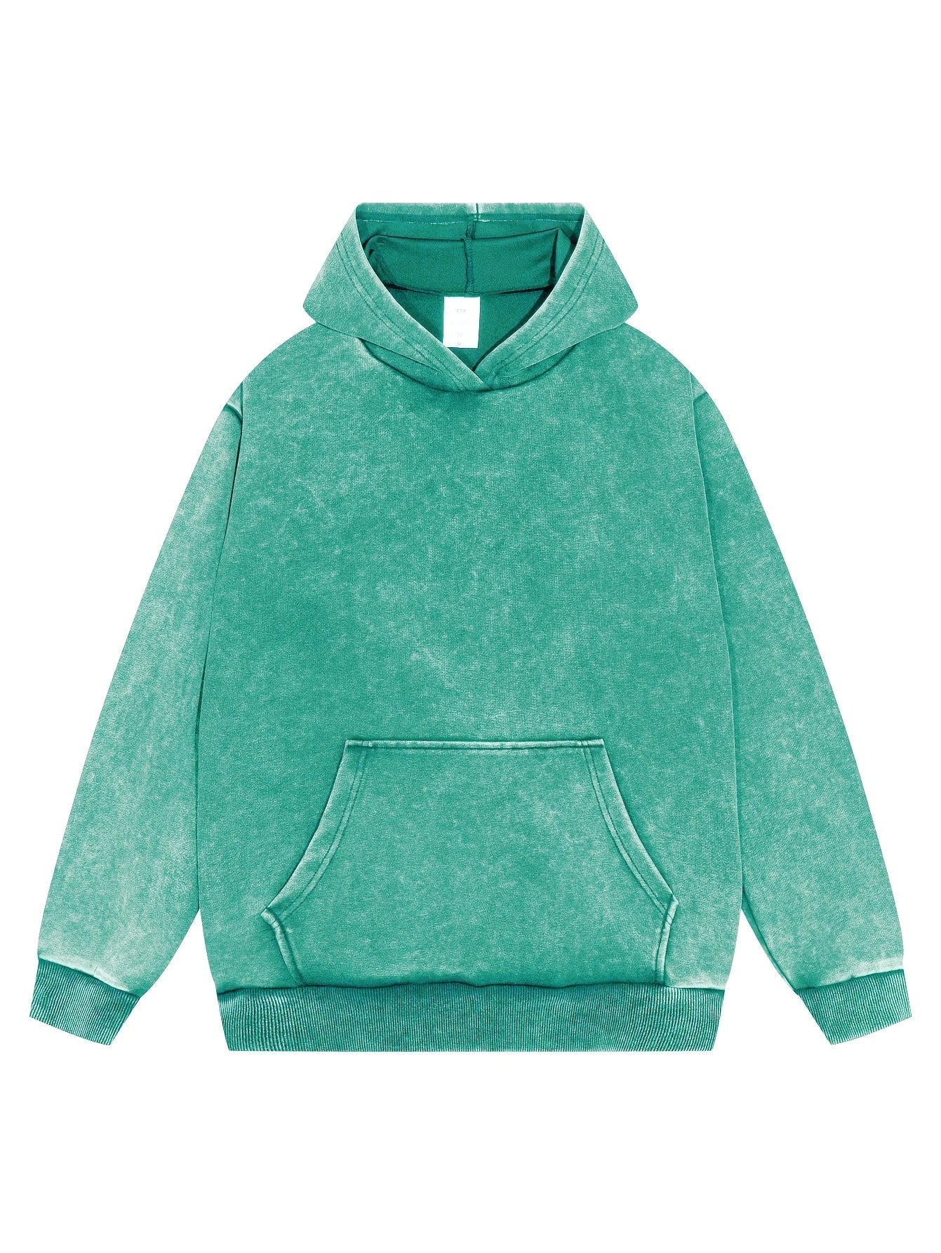 LM | Denim pullover hoodie