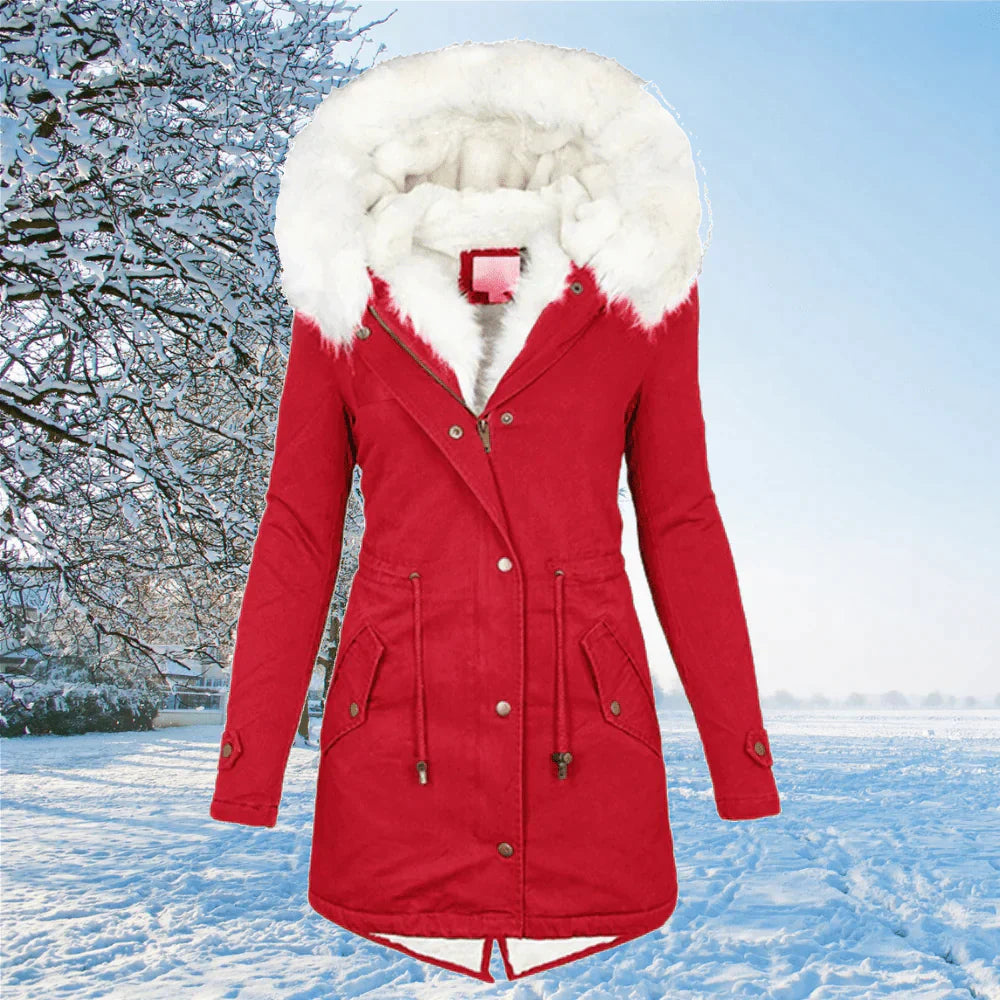 LM | The new oversized parka jacket with hood and fur lining