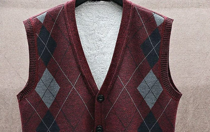 LM | Casual sleeveless sweater with V-neckline