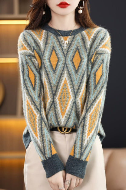 LM | Round neck knitted sweater 2024