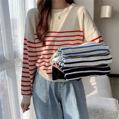 LM | Solid round neck sweater