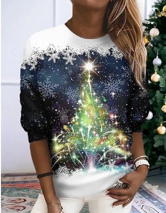LM | Elegant Kerstmis Sweatshirt