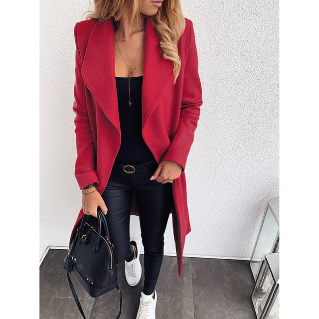 LM | Long cotton jacket without buttons