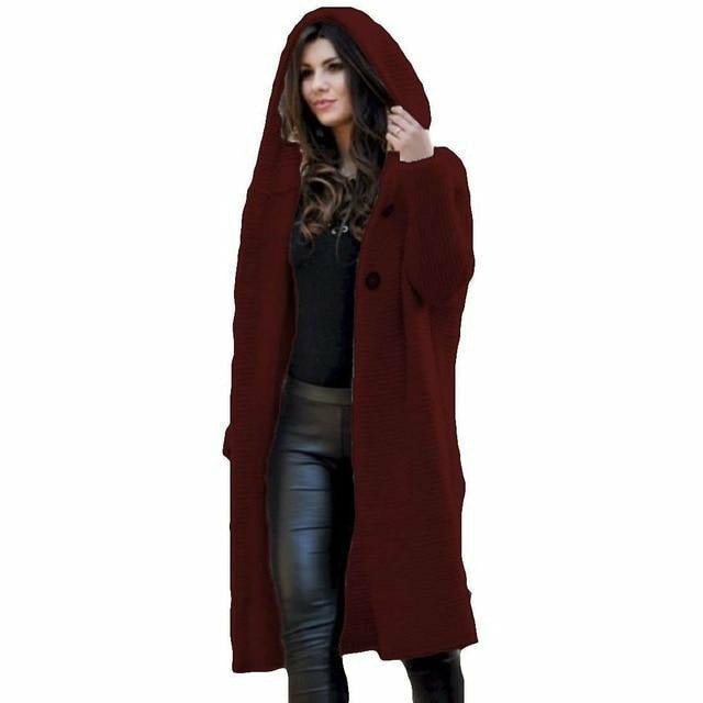 LM | Long women's knitted coat