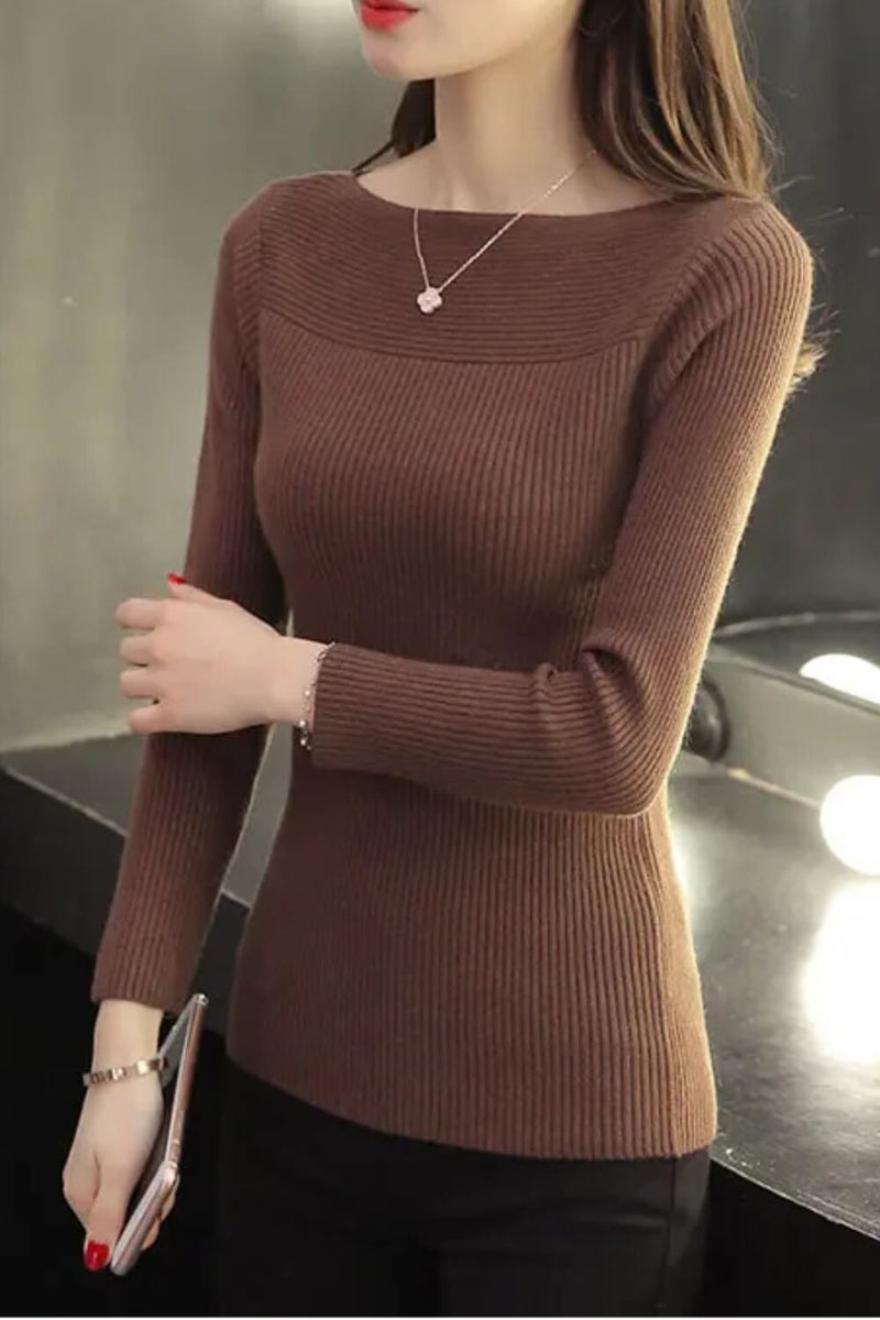 LM | Korean Solid Sweater