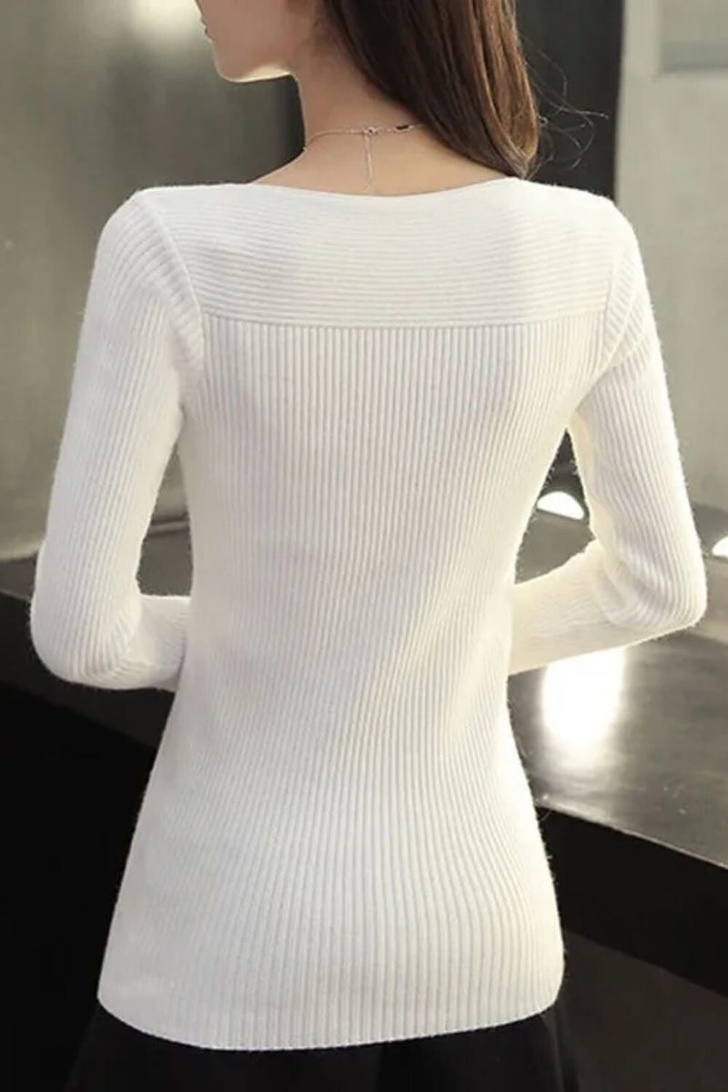 LM | Korean Solid Sweater