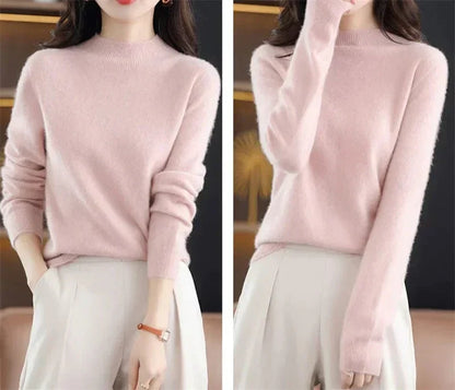 LM | Soft knitted sweater with turtleneck
