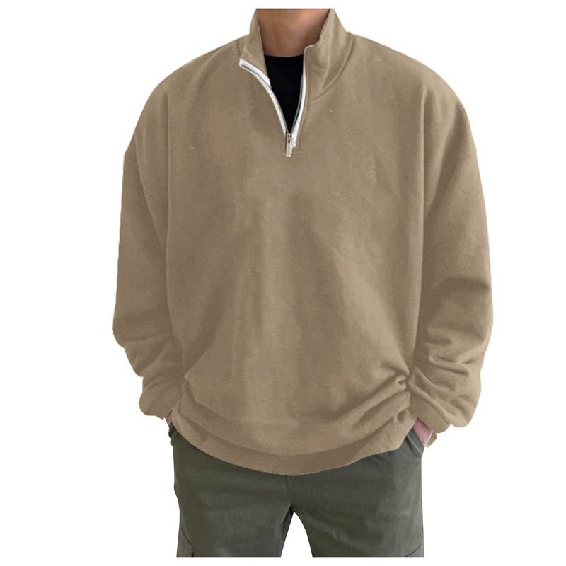 LM | Plain hoodless sweater