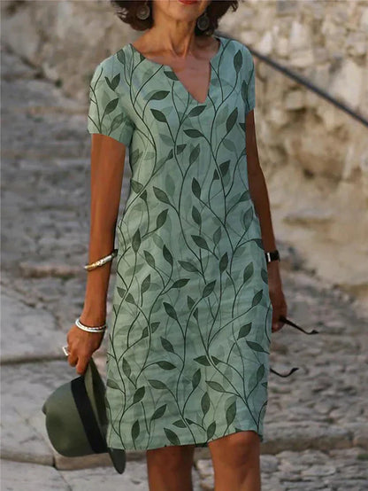 LM | Printed midi dress